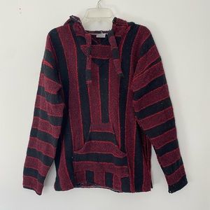 Drug Rug Knit Hooded Sweater